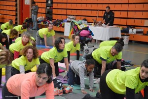 Imagen de archivo de una jornada de Pilates organizada por Afanion. Fotografía: Pablo Puebla