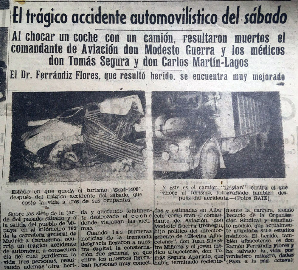 Segura Martín-Lagos accidente