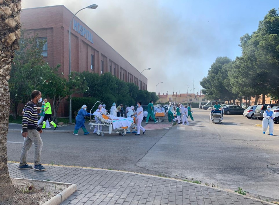 incendio Hospital Hellín