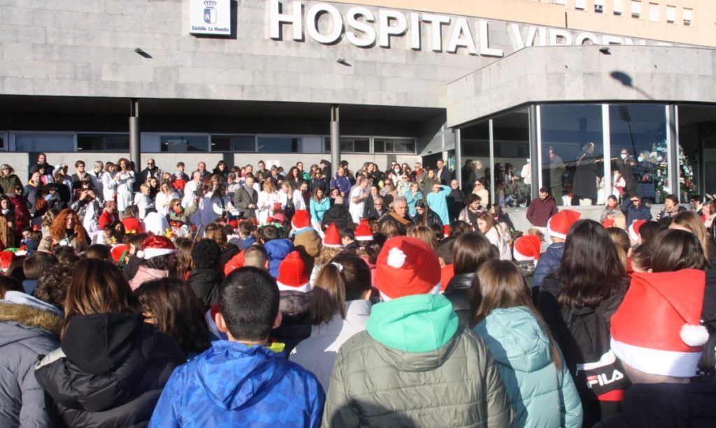 Los alumnos del Colegio “Fuente del Oro” de Cuenca han querido, un año más, expresar su agradecimiento y su felicitación al Hospital.